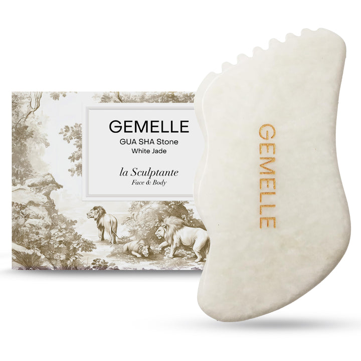 La Sculptante White Jade Gua Sha Tool